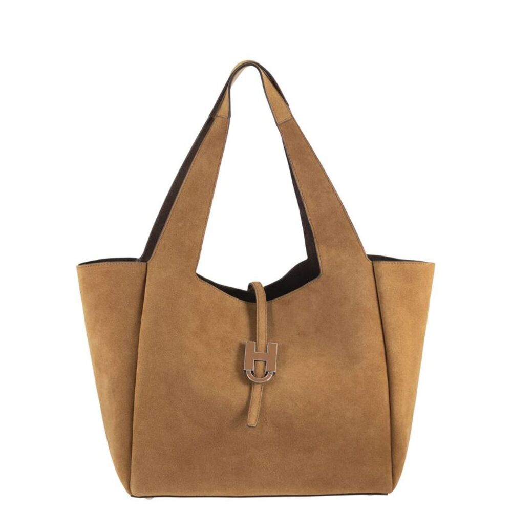 Hogan Women Suede Shopping Bag